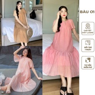 Beautiful BABYDOLL Party Lady Dress V822 Soft And Cool Designer Goods - Office Sleeveless Dresses