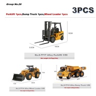 new HUINA Alloy Diecast Excavator 1:50 Engineering Construction Model Bulldozer Metal Truck for Boys