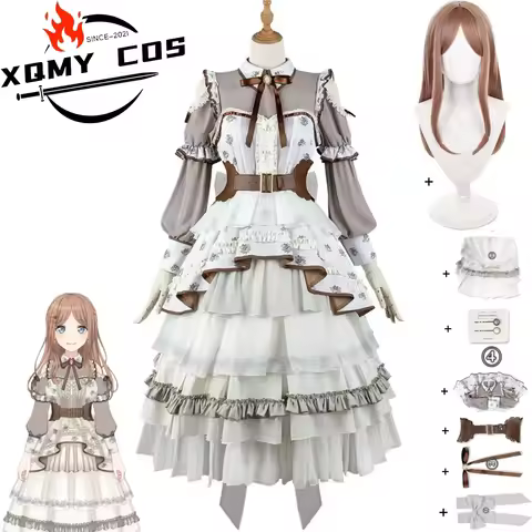 XqAnime Bangdream Mygo! Soyo Nagasaki Cosplay Costume Soyorin Lolita Dress Uniform Full Set Wig Woma