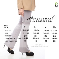 SLIM BOOTCUT  PANTS 2.0| GCS 9003