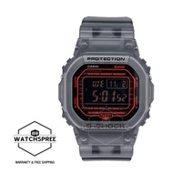 [Watchspree] Casio G-Shock DW-B5600 Lineup Bluetooth® Translucent Gradated Grey Resin Band Watch DWB5600G-1D DW-B5600G-1D DW-B5600G-1