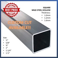 (1/2" x 1/2") BESI CustomCUT_Mild Steel Hollow_1.2mm_DIY Project_Grill