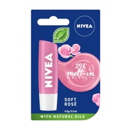 Nivea Naturally Caring Lip Balm Shine / Lip Scrub 5.5ml / Nivea Fruity Lip Balm 10g