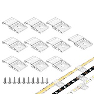 20 Pcs Self-adhesive Clip with Screw for 10mm PCB WS2812B WS2811 WS2815 LED Light Strip Wire Bundle 