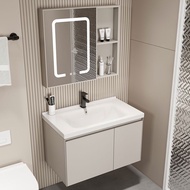 {SG Sales} Vanity Cabinet Bathroom Cabinet Set Bathroom Integrated Wash Basin Washstand Washbasin Cabinet Combination Bathroom Mirror Vanity Cabinet Bathroom Mirror Wash Basin Toilet