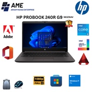 HP PROBOOK 240R G9 983Z6AV 14'' FHD LAPTOP BLACK ( i5-1335U, 8GB, 512GB SSD, INTEL,DEAL FOR BUSINES