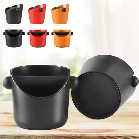 Coffee Knock Box, Shock-Absorbent Espresso Knock Box for Barista Coffee Grind, Anti-slip Espresso Du