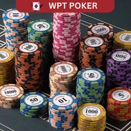 SET OF 10 POKER Chips POKER LAS VEGAS Poker Chips Texas Hold'em High Quality Plastic