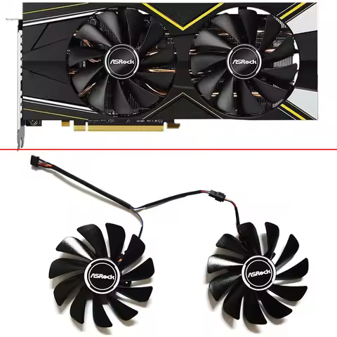 NEW Cooling Fan 95mm 4pin FDC10U12S9-C CF1010U12S RX5700 GPU FAN For ASRock Radeon RX 5700 5700XT Ch