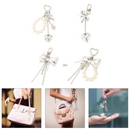 SE Aesthetic Keychain Charms Bows Keychain for Women Bag Purse Handbags Charms