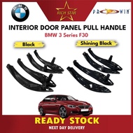 BMW 3 Series / F30 Interior Door Panel Pull Handle / PEMEGANG / BLACK / AUTO SPARE PART 1 SET 4PCS