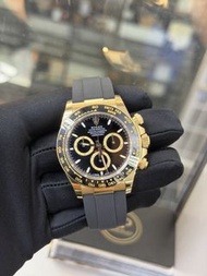 Rolex 126518 黑面黃金迪通拿膠帶款