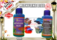 Obat Ikan Obat Biru Ikan Mengobati Infeksi Kulit White Spot Mata Berselaput Mata Katarak Sirip Pecah Menghilangkan Velvet Pada Ikan Cupang Arwana Louhan Ikan Hias Lainnya METHYLENE BLUE - Kemasan 100ml - Hijrah Pet Shop