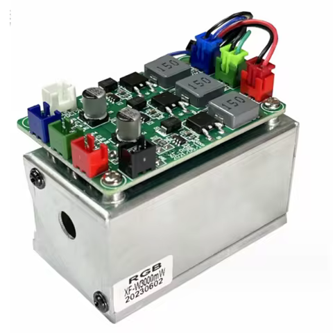 RGB 500mw/1W/2W/3W Red Green Blue Tricolor Synthetic White Full Color Laser Module TTL
