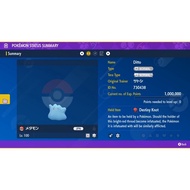 Pokemon Scarlet & Violet - 6IV Shiny Ditto [Japanese]