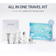 New Arrival Klavuu All-In-One Travel Kit Pearlescent Formula Face Cream Set With Holographic Bag