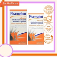 Pharmaton Multivitamin Capsules with Selenium 100s + 30s [Exp date: 12/24]