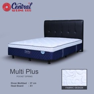 spring bed central multibed pocket spring multiplus - 90 x 200