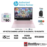 HP VICTUS GAMING LAPTOP 15-fa2166TX / 15-fa2167TX - PINK / BLUE (i5-13420H ,16 GB RAM, 512GB SSD, RT