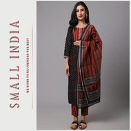 {**ส่งฟรี**} SMALL INDIA 🌸 Heavy Rayon Printed Kurtis 🌸 Beautiful Kurti Set