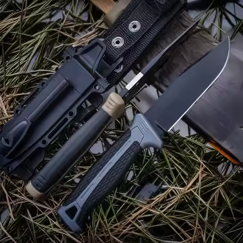 Hx Outdoors D2 Knife,Survival Camping Knives,Hunting utility knife ,Survival knife, Logging knife,Wi