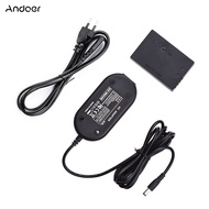 Andoer DR-E12 Dummy Battery AC Power Adapter Camera Power Supply with Power Plug Replacement for Canon EOS M100 M M2 M10 M50 EU Plug