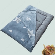 Polyester Cotton Print Pattern Soft Tatami Foldable Mattress Cover 1Pec  (Without mattress)