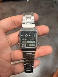 日本原裝 50年歷史 罕有 Citizen ana digi temp 8980 read watch 1980s