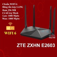 [ English ] ZTE E2615 / E2603 / E1600 zxhn E2603 wifi Router,wifi 6,ax1800 wifi dual band (Used)