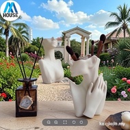 Ins Style Human Body Ceramic Vase Decoration Living Room Dried Flower Fake Flower Simulation Flower 