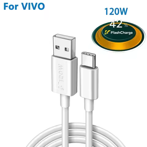 120W 80W 20V 6A Super Flash Charge Cable USB Type C Charger For VIVO iQOO 9 10 Pro Neo 6 SE T2 S15 X