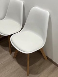 現貨 北歐風仿皮坐墊餐椅 In stock Nordic style dining chair with artificial leather padding