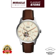 [Official Warranty] Fossil ME3266 Townsman Multifunction Brown Leather Men Watch