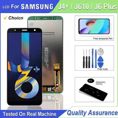 6.0" For Samsung J4 Core J4+ 2018 J4 Plus J415 J415F J410 LCD J6 Prime J6 Plus 2018 J610 LCD Touch S