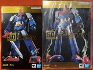 全新日版 Bandai 超合金魂 GX-31SP 太空五虎將 V型電磁俠 + GX-50SP 太空堡壘 超力電磁俠 電導版配色 Voltes V Chogokin 50周年紀念版