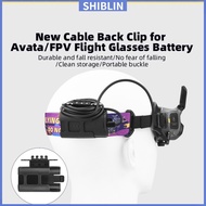 SHIN   Battery Holder Case Drone Combo Battery Bracket Clip Fixing Case Back Clip Compatible For DJI AVATA Goggles FPV