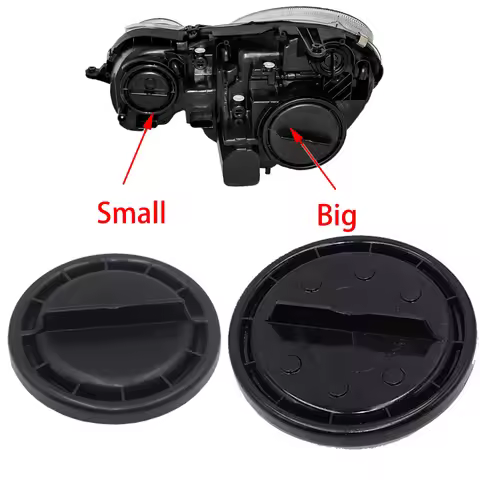 Headlight Dust Cover For Mercedes Benz E Class W211 S211 W212 S212 Head Light Black Cap Cover Headla