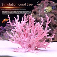 Artificial Coral Fish Tank Landscape Set Aquarium Interior Trim Resin Coral Starfish Underwater Landscape Decoration
