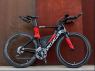 SPECIALIZED(閃電)經典SHIV一級碳纖TT三鐵車M尺寸,S-Di2 Ultegra電變，Zipp404碳纖輪