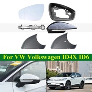 CAPQX For VW Volkswagen ID4X ID6 ID4 ID.4 ID.6 Rearview Mirror Frame Lid Mirror Shell Cover Mirror G