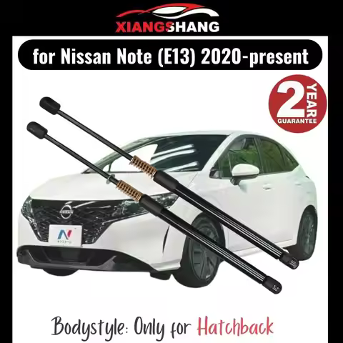 2pcs Rear Auto Open With Spring Damper for Nissan Note (E13) 2020-present Hatchback Trunk Boot Gas C