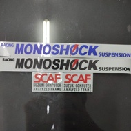 Suzuki Motor Original Design Sticker Blue Monoshock Red SCAF Stickers For Suzuki RG RG Sport RGV120 Best &amp; More