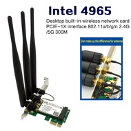 Intel 4965 5100 6205 AR5B22 9580 desktop pci-e built-in wireless network card dual frequency 5G UB-M