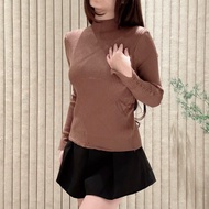 [LUXE.DLABEL] - F4 TOP [ Women's Knitted Tops Women's Knitted Tops Long Sleeve Knitted Tops Women's 