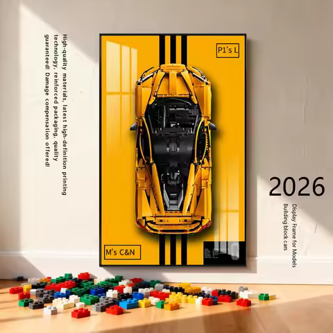 legof1 technics holder Display Wallboard Suitable for LEGO 42172 P1 Technic building block car Wall 