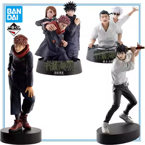 100% Original Bandai Spirits Ichiban Kuji Jujutsu Kaisen Itadori Yuji Fushiguro Megumi Kugisaki Noba