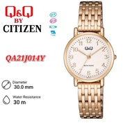 Q&Q by Citizen Women's QA21J014Y Smart Casual Metal Strap Watch - QA21.