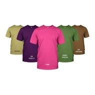 T SHIRT KOSONG LENGAN PENDEK LELAKI MICROFIBER ROUND NECK T SHIRT KHAKI BAJU KOSONG PLAIN T SHIRT BAJU T SHIRT KOSONG