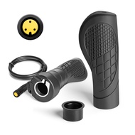 Ebike Half-Twist Throttle for BAFANG, Waterproof Speed Throttle Handlebar for BAFANG BBS01B BBS02B B
