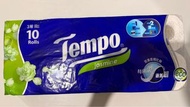 tempo 三層印花茉莉花香衛生紙 10卷裝廁紙